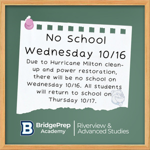 School resumes Thursday 10/17